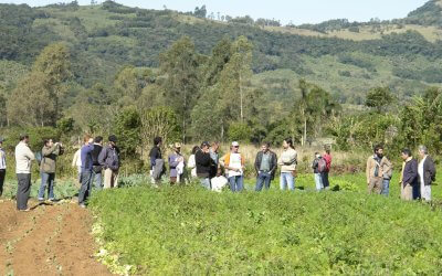 Jovens e mulheres agricultores visitarão experiências em agricultura sustentável